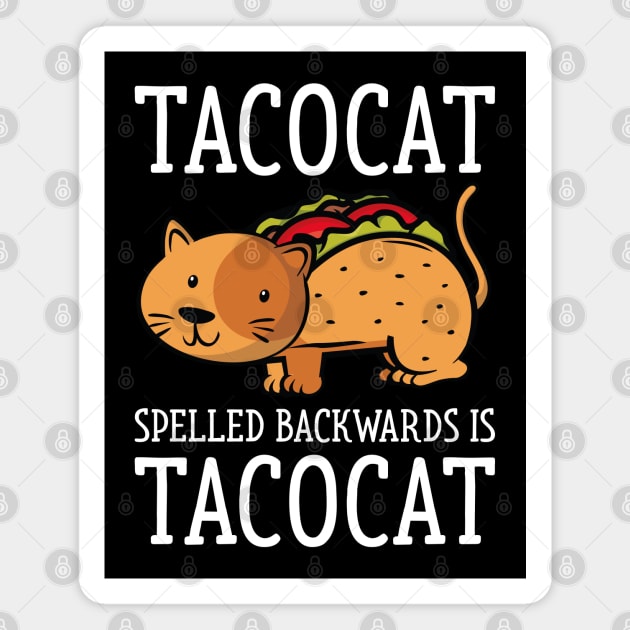 Tacocat Magnet by LuckyFoxDesigns